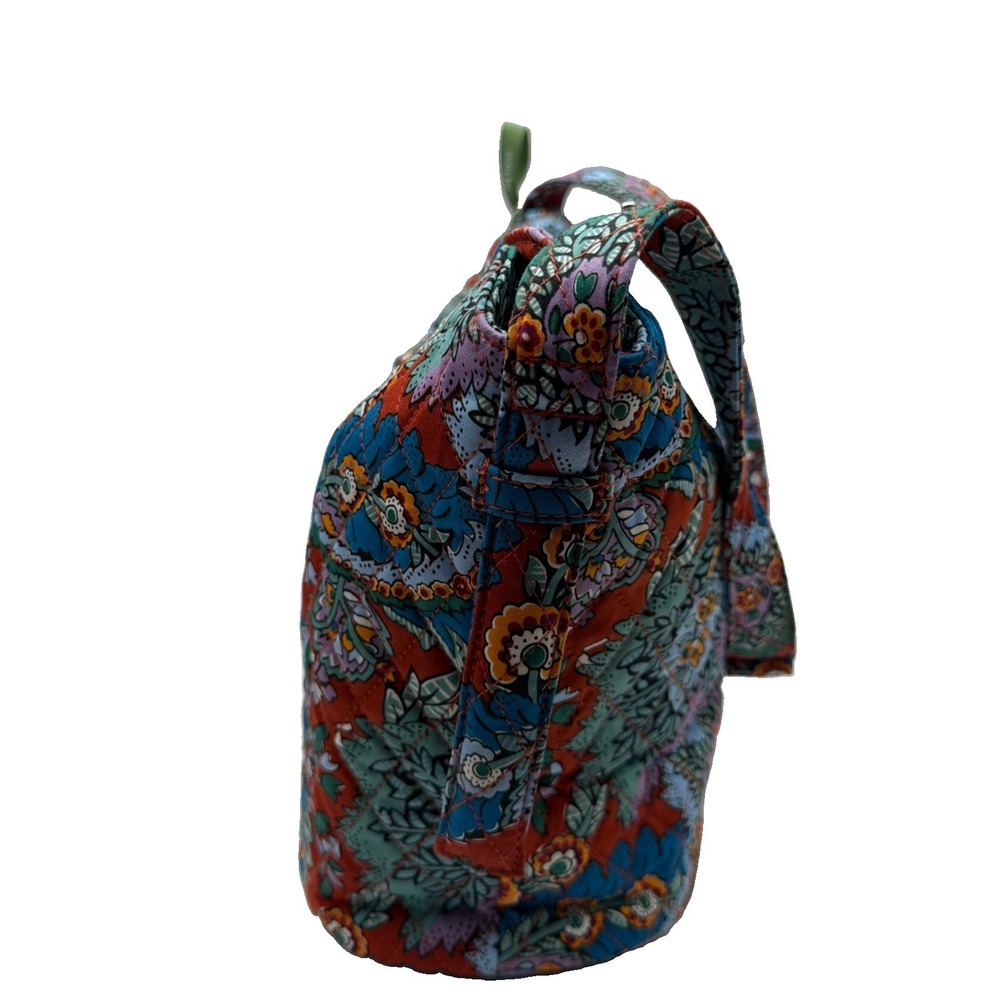 NEW Vera Bradley Astoria Shoulder Bag in Flowers & Feathers Pattern Quilted NWT - Picture 4 of 10